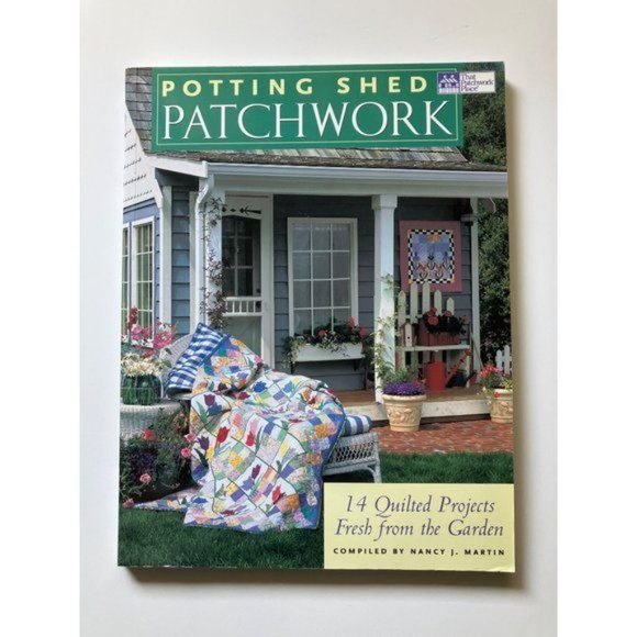 Potting Shed Patchwork:14 Quilted Projects Fresh from the Garden Quilt Book 2002 - Picture 2 of 12
